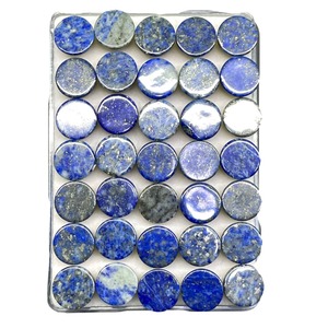Cabochon rond en lapis-lazuli naturel 11 mm, pierres de lapis-lazuli en vrac, prix de gros, lot en vrac pour la fabrication de bijoux - Product Image 4