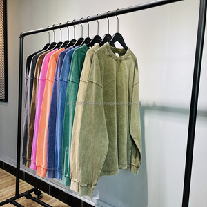 Wholesale 100% Cotton Vintage <b>Long</b> <b>Sleeve</b> <b>Shirt</b> Men Custom Streetwear Oversized Cotton <b>Black</b> Washed Men <b>Long</b> <b>Sleeve</b> <b>Shirt</b> - Product Image 1