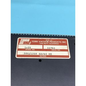 Unité de contrôle Torr Vac L-25 Cryo-Miser, 121021 - Équipement et pièces semi-conductrices d'occasion fiables à l'échelle mondiale chez - Product Image 6