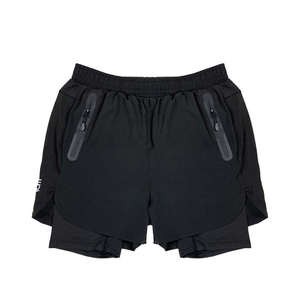 Pantalones Cortos Deportivos Transpirables Personalizados de Secado Rápido de Alta Calidad de 2 Capas Unisex para Tenis para Hombre - Product Image 4