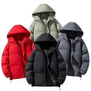 Chaqueta Acolchada Ligera Unisex para Otoño e Invierno, con Capucha, Cuello Alto, Cierre de Cremallera, Secado Rápido y Transpirable - Product Image 4