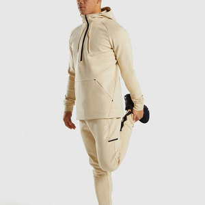 Conjunto Deportivo de Alta Calidad, Personalizado, Unisex, Transpirable, Ajustado, de Forro Polar Grueso, con Capucha y Cintura Elástica, Pantalones Deportivos para Correr - Product Image 4