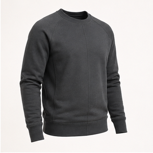 Sudadera Personalizada de Cuello Redondo para Hombre, Corte Ajustado, Estilo Relaxed, Tejido Compacto, Modelo MCRW-0038 - Product Image 2