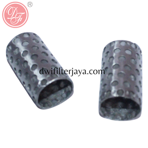 Éléments filtrants de type cartouche perforée en acier inoxydable 304 et 316 épaissi, avec maille à trous ronds et structure tubulaire - Product Image 1