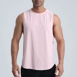 Camiseta Deportiva de Verano para Hombre, Informal, Transpirable, Cuello Redondo, Sin Mangas, con Logotipo Personalizado, Camiseta de Gimnasio para Hombre - Product Image 2