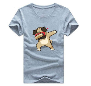 T-shirt 100% coton de haute qualité pour hommes avec logo graphique Design unisexe surdimensionné Vêtements lourds - Product Image 2