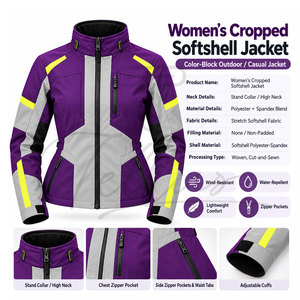 Meilleur prix pour une veste softshell unisexe personnalisée, créez votre propre logo, taille plus, veste softshell respirante pour femmes - Product Image 6