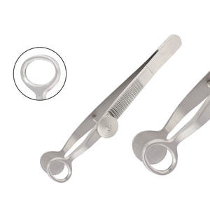 Pinzas Chalazion Ovaladas de Calidad Superior, Accionamiento Manual, 12 x 14 mm, 98 mm de Longitud, Para Uso Quirúrgico - Product Image 1