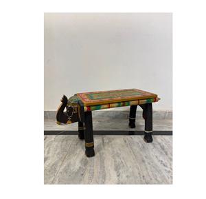 Handmade Wooden Animal <b>Stool</b> Coffee <b>Table</b> Tiger Design Hand Painted Accent <b>Table</b> Decorative Furniture Living Room Use - Product Image 1