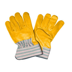 Guantes de Trabajo de Cuero Vacuno Premium, Resistentes a Cortes y al Calor, Guantes de Seguridad para la Construcción, Protección para Manos y Brazos en Oferta - Product Image 3