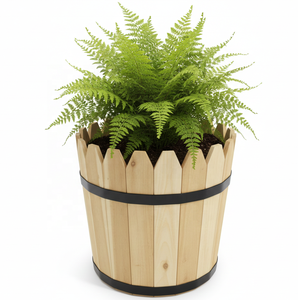 Maceta Ecológica de Madera de Pino, Maceta de Madera Natural, Maceta de Vida Sostenible - Product Image 2