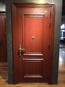 En ISO eertified thép mạ kẽm 12mm MDF bọc thép lối vào chống trộm cửa nhà, đầy polyurethane. - Product Image 2