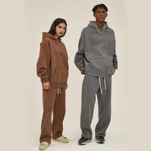 Conjunto Personalizable de Sudadera con Capucha y Pantalones Deportivos de Forro Polar Térmico para Hombre - Product Image 2