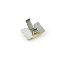Pince à câble en aluminium Essentra, clip adhésif pour câble ASK, pince en aluminium sur base adhésive