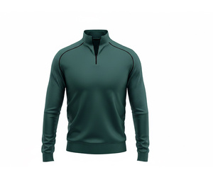 Sublimation Quarter Zip <b>Track</b> Top <b>Jacket</b> Manufacturer <b>Men</b> Women Youth Sportswear Quick Dry Team Pullover - Product Image 4