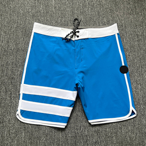 Men <b>Elastic</b> Waist Solid Casual Eco Friendly Waterproof Beach And Workout Shorts Sporty Mid Spandex And Polyester Beach Short - Product Image 5