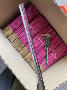 Bâtons d'encens rose de 12 pouces fabriqués au Vietnam-Parfum naturel pour la méditation, le culte et la relaxation - Product Image 3