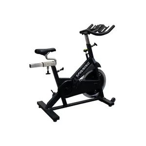 피트니스 회전 자전거 조정 가능한 플라이휠 체육관 운동 자전거 전자기 제어 정적 자전거 스포츠 회전 자전거