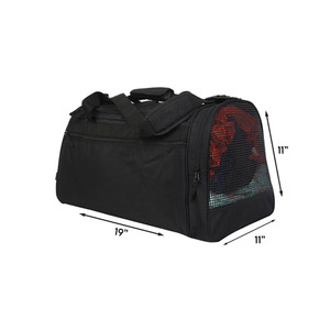 Unisex Polyester Gym Duffle Bag with Adjustable Strap Zipper Closure 30-<b>40L</b> Capacity Casual Style Solid Color - Product Image 4
