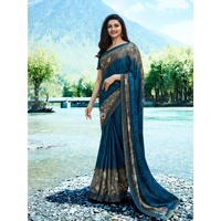 Blouse de Sari de Créateur pour Mariage en Georgette, Nouvelle Collection Indienne, Pakistanaise, Bollywood, pour Tenue de Soirée, FATEMA FASHION, Multicolore