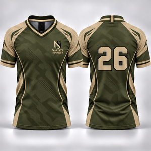 Maillots de football personnalisables avec logo et numéros sur mesure, 100 % polyester, antibactériens et à séchage rapide pour les matchs et l'entraînement - Product Image 4