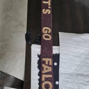 Correa de Bolso Deportiva de Algodón con Cuentas de Cristal, Hecha a Mano, Elegante Accesorio para Bolsos con Personalización para el Día del Partido - Product Image 5