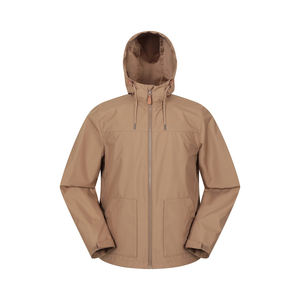 Fabricant de vêtements sur mesure, veste softshell imperméable à capuche avec empiècements sur le devant pour homme, idéale pour l'automne - Product Image 1