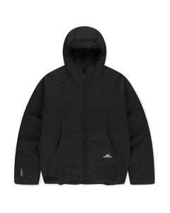Veste matelassée à capuche pour homme, couleur bordeaux, fermeture éclair, coupe-vent, rembourrage en polyester épais, manteau d'hiver décontracté, coupe régulière - Product Image 3