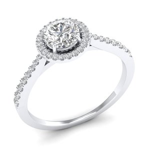 REYES Original Design 14K 18K Solid Gold Diamond Engagement Solitaire <b>Ring</b> For Women <b>Dainty</b> Wedding Gifts Fine Jewelry - Product Image 2