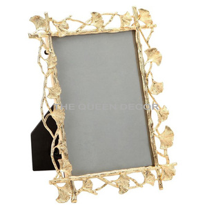 Rose <b>Gold</b> Finished Aluminum Metal Rectangle Photo <b>Frame</b> With Glass Customizable Size Home Decor & Desktop Tableware Use - Product Image 2