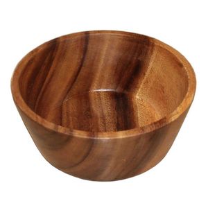 Bol à salade en bois d'acacia tendance, écologique, fait main, pour la cuisine et la salle à manger, bois naturel - Product Image 2