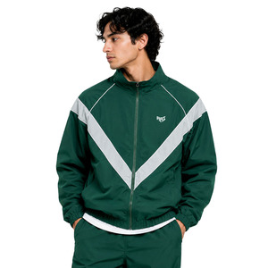 Y2K Style Custom Track <b>Jacket</b> Manufacturer Retro Contrast Panel Windbreaker OEM Sportswear Men's <b>Jackets</b> Private Label Wholesale - Product Image 1