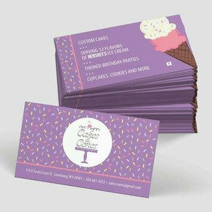 Tarjetas de Visita Estándar Impresas Personalizadas, Tarjetas de Visita con Acabado Mate o Brillante de Primera Calidad - Product Image 5