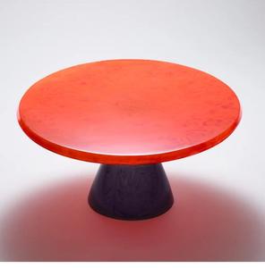 Nouveau support à gâteau moderne bleu ciel sauge et en mélamine, support à gâteau de mariage, piédestal à dessert pour fête, supports à gâteau modernes scandinaves - Product Image 3