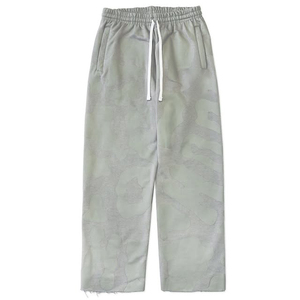 Pantalones Deportivos Casuales Rectos Estilo Y2K Personalizados, Pantalones Negros Holgados de Felpa, Pantalones Deportivos Vintage para Hombre - Product Image 2