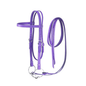 High Quality Leather Horse Bridle With Padded Noseband Adjustable Headstall Durable Riding Tack For <b>Equestrian</b> Use - Product Image 3