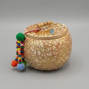 Eco Friendly Bamboo Eggshell Mosaic <b>Gift</b> <b>Box</b> Decorative <b>Ramadan</b> Eid Hamper <b>Box</b> Handmade Wholesale Supply - Product Image 1
