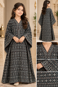 Motif de broderie sur velours bordeaux foncé, base de motif 9000, pour veste ethnique femme, lehenga de mariée, abaya, sherwani court. - Product Image 4