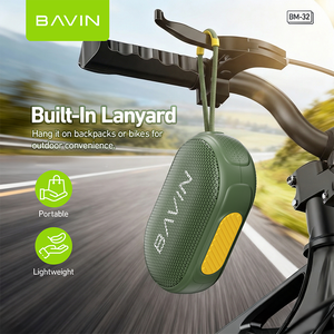 BAVIN <span class=keywords><strong>Precio</strong></span> al por Mayor, Oferta Especial, Altavoz Inalámbrico BM32 6H, Mini Altavoz Portátil con Correa - Product Image 6