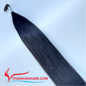 Paquete de extensiones de cabello a granel de color negro natural 100% cabello humano de Vietnam muchos colores disponibles en stock - Product Image 3