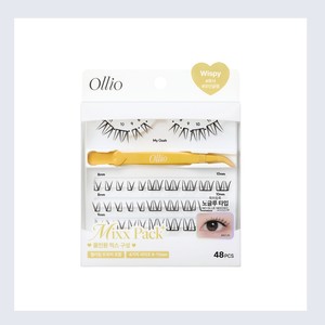 Faux cils Ollio sans colle, lot mixte – Cils en bande complète effet naturel, faux cils volumineux - Product Image 4
