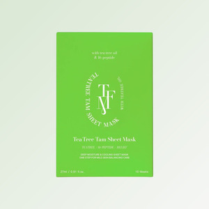 ผลิตภัณฑ์ดูแลผิวหน้าจากเกาหลี Tapomi Tea Tree Tam Sheet Mask 1 กล่อง 10 แผ่น มาส์กหน้า ผลิตภัณฑ์เกาหลี - Product Image 2