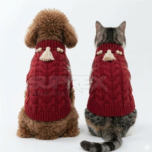 Nouveauté : Pull pour chien et chat en laine moderne, écologique, isolant thermique pour l'hiver, couleur personnalisée - Product Image 6