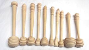 Colección Artesanal: Tarro de Miel de Madera de Calidad Premium con Tapa Abatible y Cucharón, Ecológico, Apto para Lavavajillas, Almacenamiento de Cocina, Idea de Regalo - Product Image 3