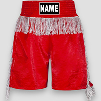 Shorts de compression de boxe RISE de haute qualité en gros, logo avant, OEM personnalisé, Spandex/Polyester, coupe ample pour une respirabilité optimale