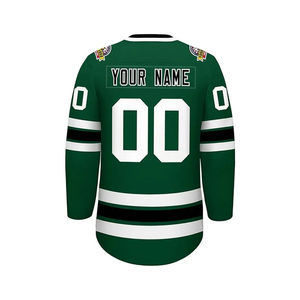 Ensemble de maillots de hockey sur glace pour hommes personnalisables OEM professionnels, maillots d'entraînement en polyester personnalisés - Product Image 2