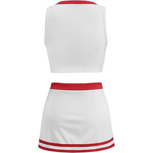 Uniformes de cheerleading personnalisés confortables Glamour Plus, nouveau style, uniformes de cheerleading sublimés personnalisés - Product Image 3