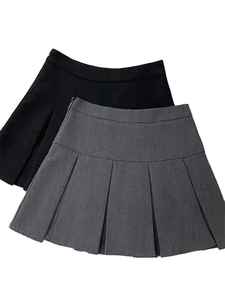 High Quality Waist Fashion Women High <b>Elastic</b> Sweat <b>Skirt</b> Fleece Cotton Women Cargo <b>Skirts</b> Cotton <b>Skirts</b> - Product Image 2