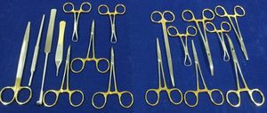 Kit de Instrumentos Quirúrgicos Veterinarios Manuales Ametrine Surgical AS-786 de 48 Piezas con Mango Dorado para Cirugía General y Odontología (Certificado CE) - Product Image 2