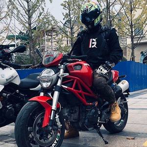 เสื้อแจ็คเก็ตมอเตอร์ไซค์สำหรับผู้ชาย Motowolf รุ่น JM11 สีดำ พร้อมโลโก้สีขาว ดีไซน์สำหรับการขับขี่พร้อมอุปกรณ์ป้องกัน - Product Image 1